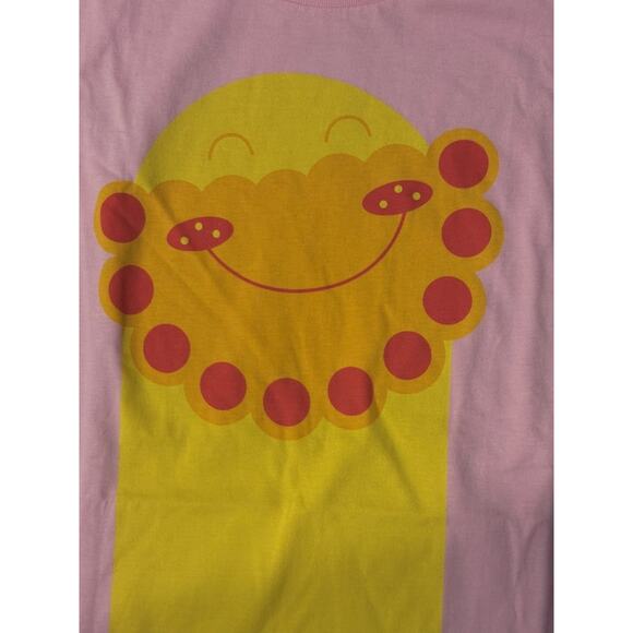 KidRobot top Papa Bamboo Size Medium Pink Orange Red Yellow Tee M - Picture 3 of 6